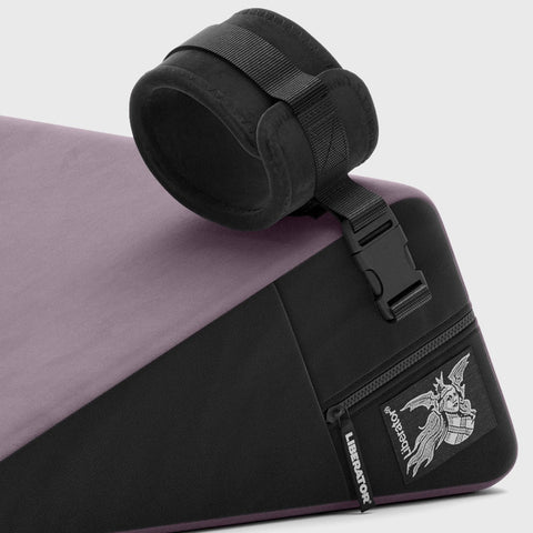Bondage Wedge Cover in Purple