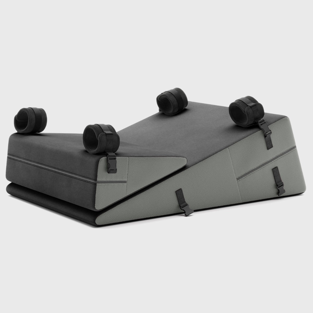 Black Label Wedge Ramp Combo - Premium Faux Leather in Faux Leather Ash
