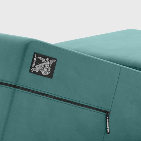 Wedge/Ramp Combo Cover in Decor turquoise