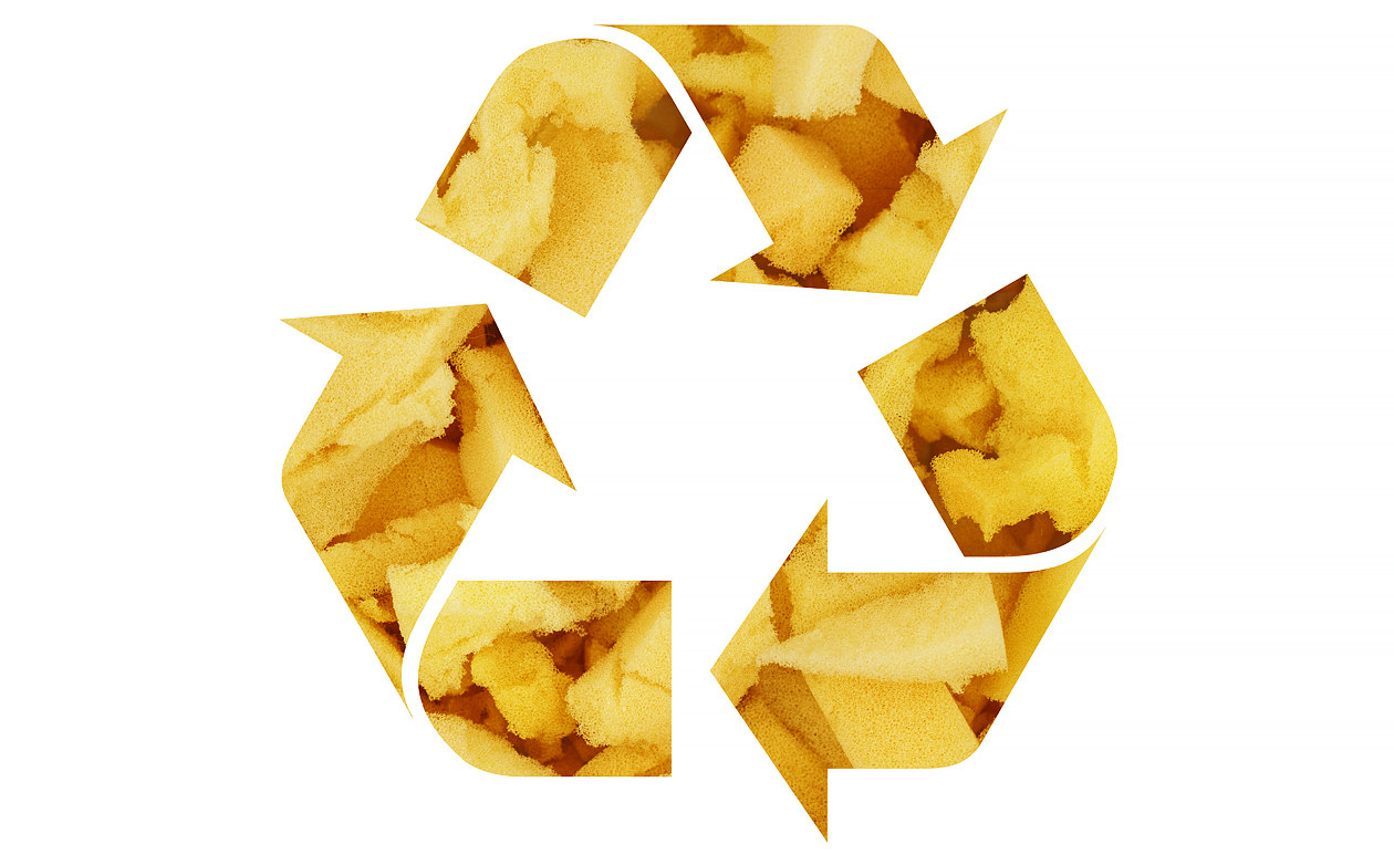 Upcycled Foam Means Less Waste In Landfills Upcycled Foam Means Less Waste In Landfills